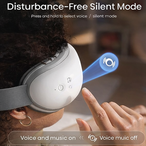 Bluetooth Heated Eye Massager Mask