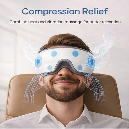 Bluetooth Heated Eye Massager Mask