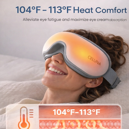 Bluetooth Heated Eye Massager Mask